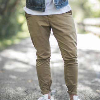 Sf5You Men's Straight Fit Chino Pants — Cotton Twill